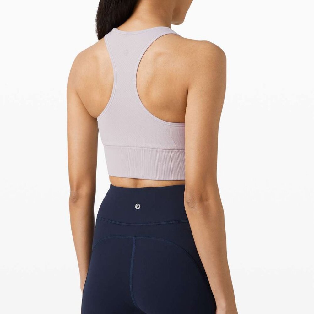 Lululemon Iced Iris Ebb to Train Bra *Medium Support C/D Cup 2
